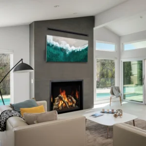 Fireplace Xtrordinair - 4237 Ember-Glo TV Clean Face Deluxe Gas Fireplace