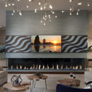 DaVinci Custom Bay Fireplace