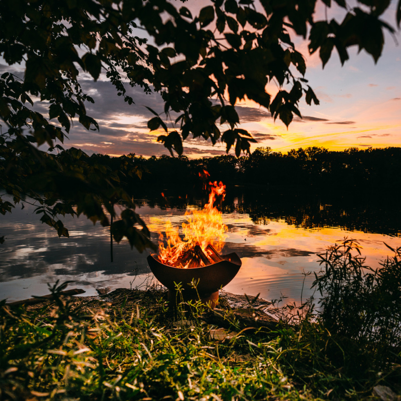 Fire Pit Art - Manta Ray - Image 2