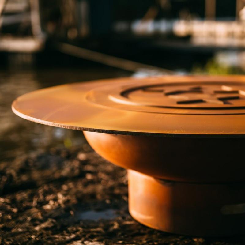 Fire Pit Art - Saturn Fire Pit - Image 3