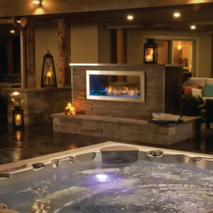 Napoleon - Galaxy See-Thru Outdoor Gas Fireplace