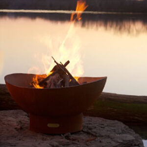 Fire Pit Art - Scallop Fire Pit