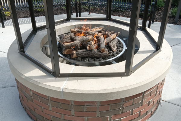 Outdoor fireplace rockford city center 2026 - Fireplace Gallery
