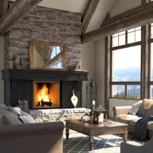 Renaissance Fireplaces - Rumford 1500 Wood Burning Fireplace
