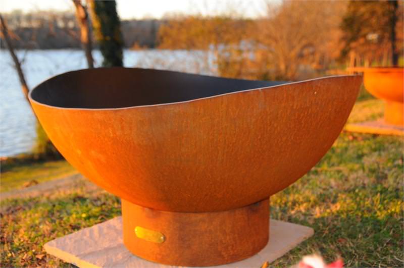 Fire Pit Art - Scallop Fire Pit - Image 4