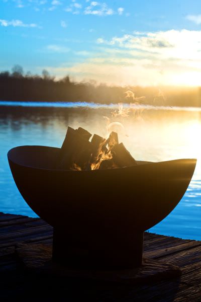 Fire Pit Art - Scallop Fire Pit - Image 6