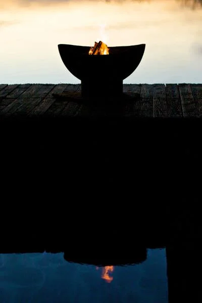 Fire Pit Art - Scallop Fire Pit - Image 8