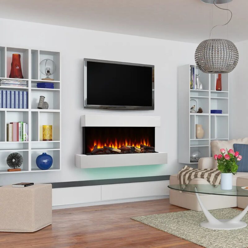 SimpliFire - Format Wall-Mounted Electric Fireplace - Image 3