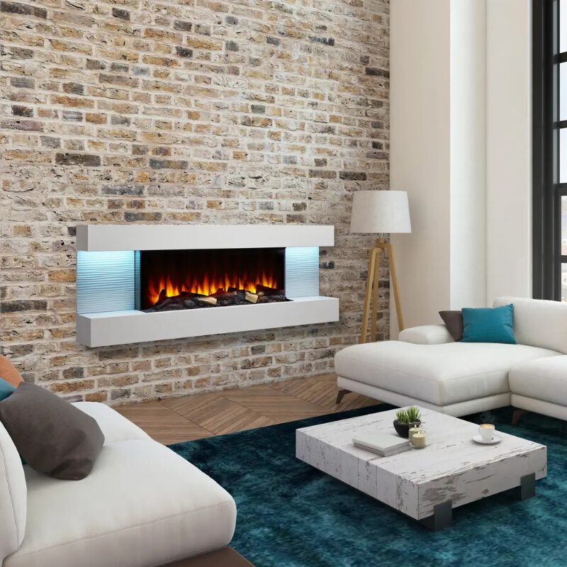 SimpliFire - Format Wall-Mounted Electric Fireplace