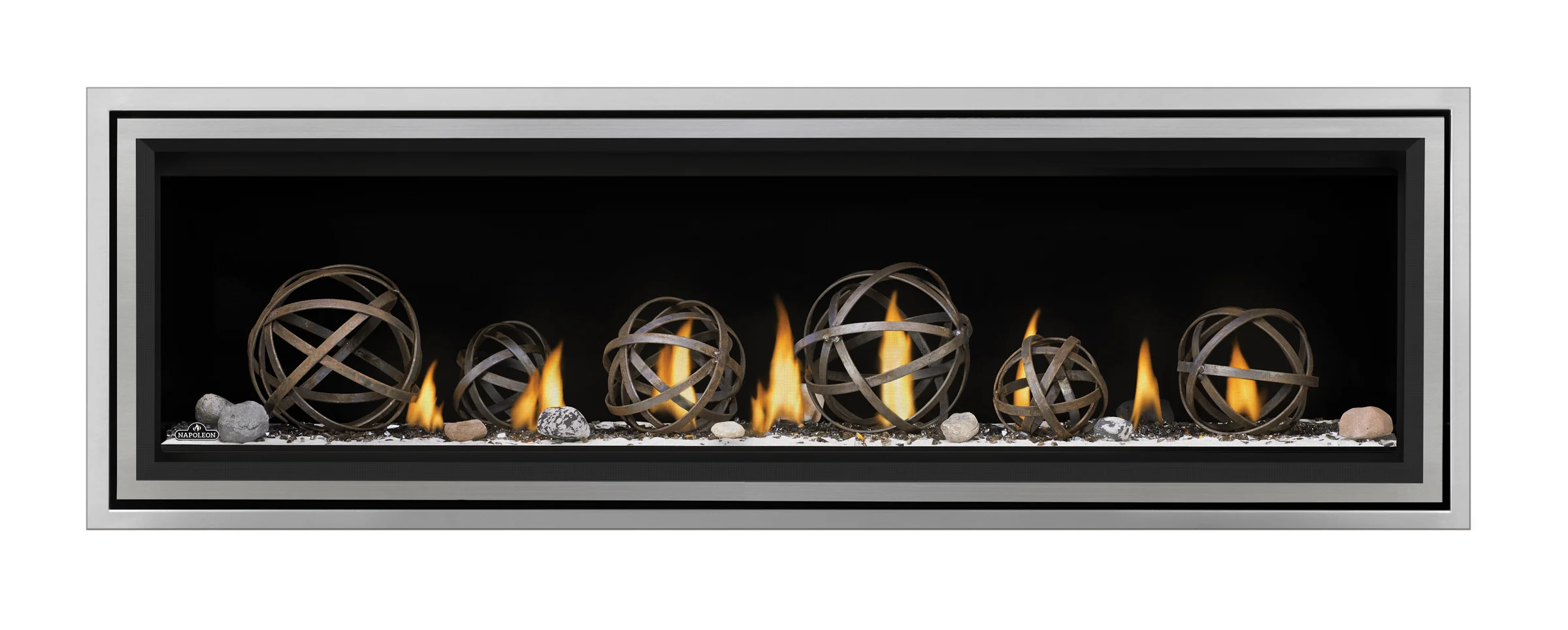 Vector-LV62-Wrought-Iron-Globes-ShoreFire-Stainless-Trim.jpg - Fireplace Gallery